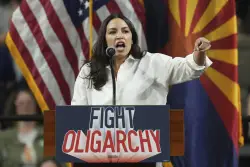 AOC appears to have enjoyed ritzy hotels while headlining ‘Fighting Oligarchy’ rallies with Bernie