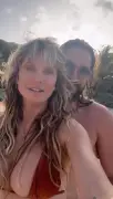 Heidi Klum stuns in tiny string bikini during PDA-filled beach day with husband Tom Kaulitz